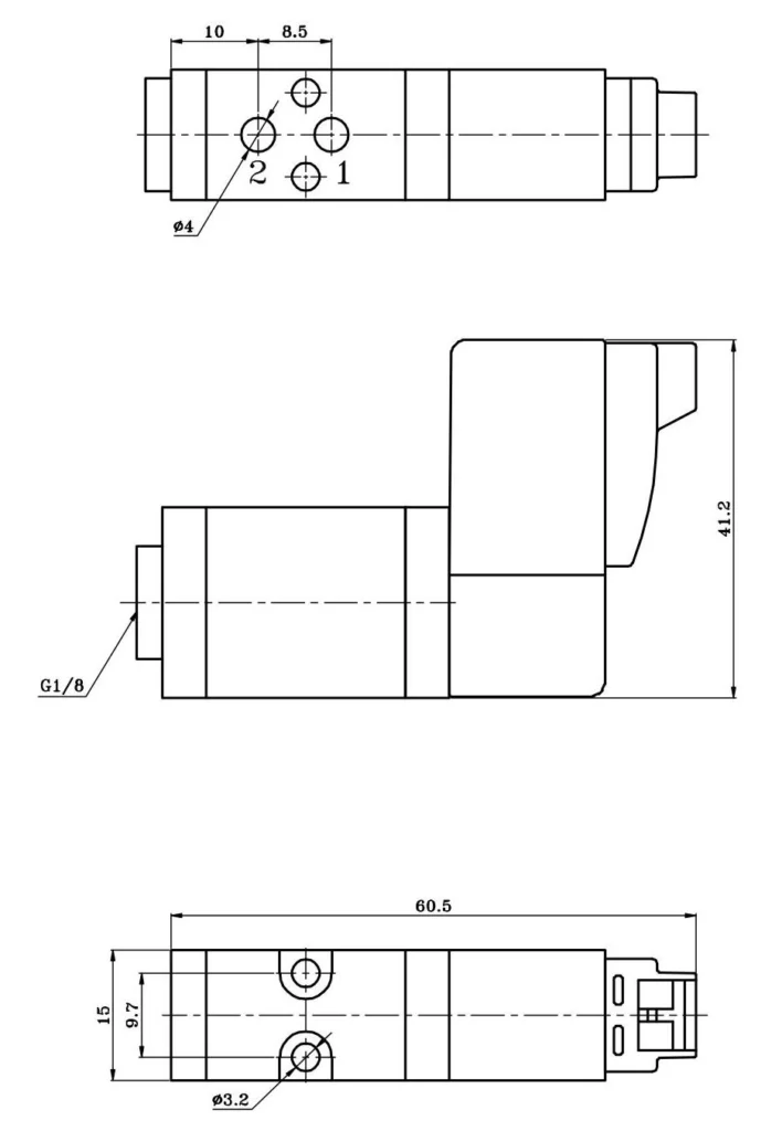 3G110 3 way solenoid valve diagram