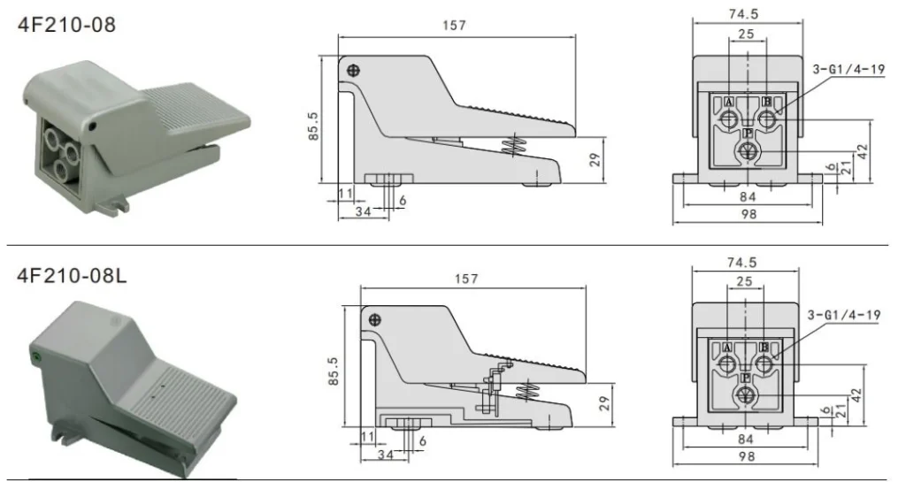 pneumatic foot pedal valve (1)