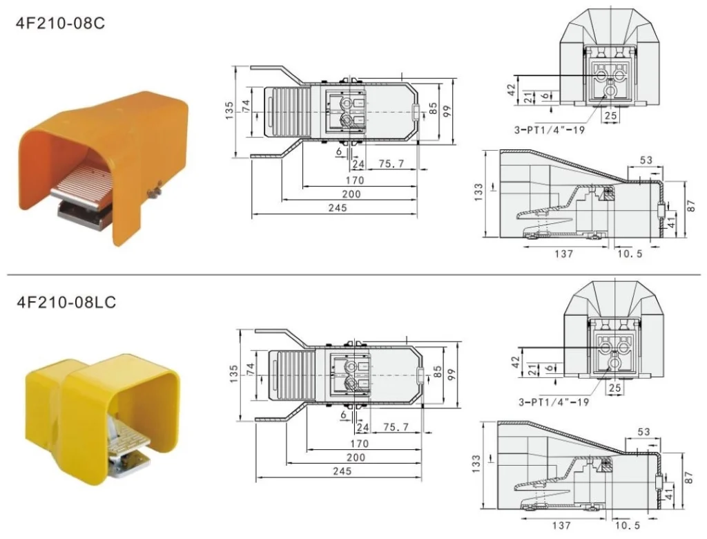 pneumatic foot pedal valve (2)